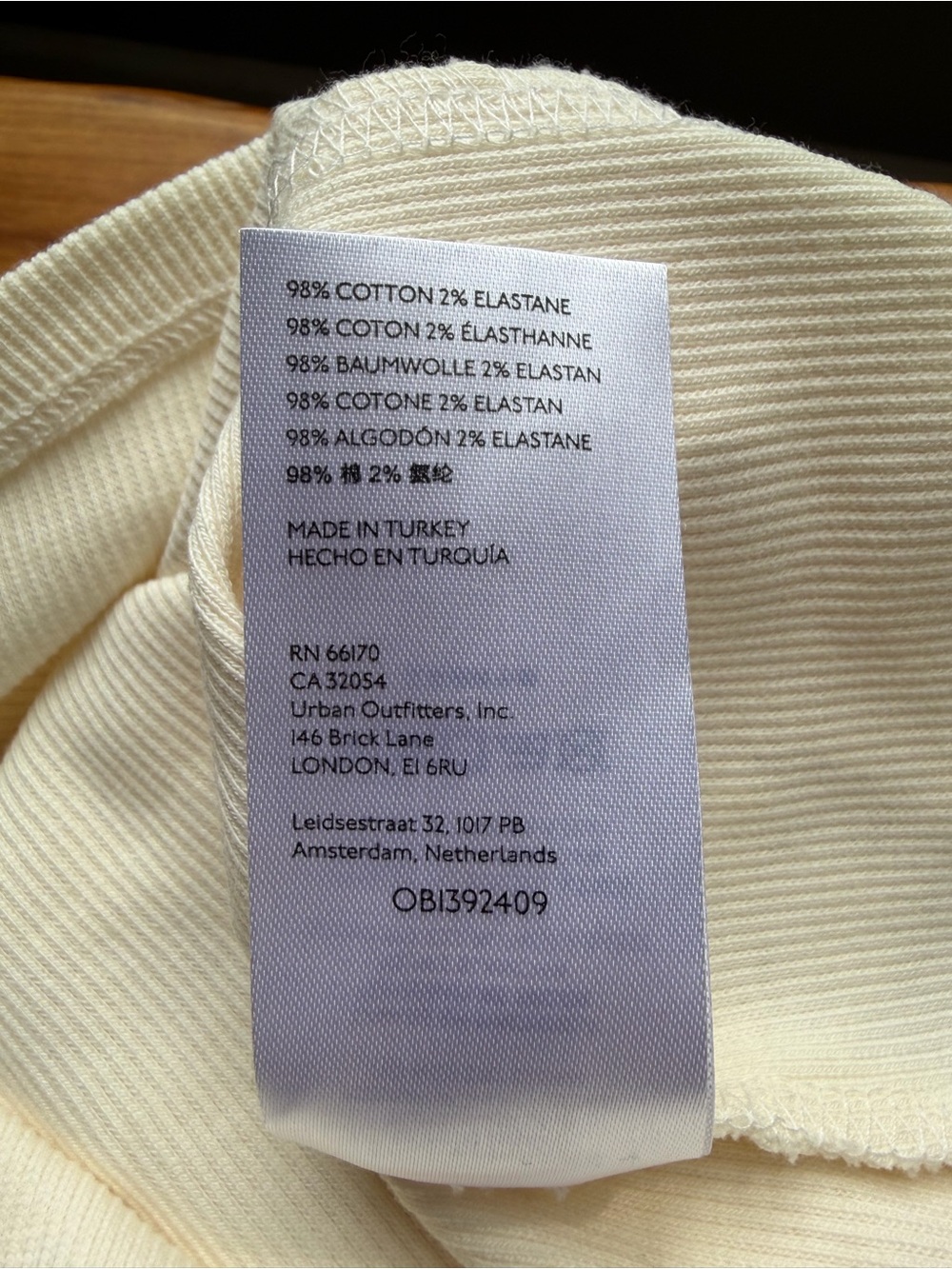 Anthropologie Cream Scoop Neck Short Sleeve Top - Picture 9 of 9